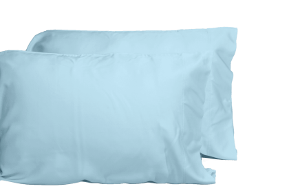 Luxurious Viscose from 100% Bamboo 2-Piece Pillowcase Set , Oeko-TEX Certified, King - Sky