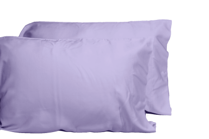 Luxurious Viscose from 100% Bamboo 2-Piece Pillowcase Set , Oeko-TEX Certified, Queen - Amethyst