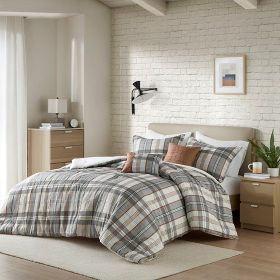 Twin/Twin XL Plaid Comforter Set