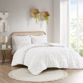 Full/Queen Clip Jacquard Comforter Set